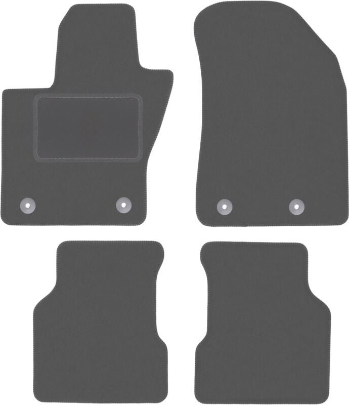 Graphit-Fußmatten für: Jeep Compass II MP SUV (2017-)