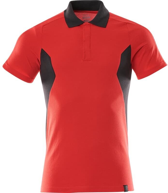 Accelerate Polo-Shirt Premium Performance 18383 Poloshirt Polohemd, Farbe: Verkehrsrot/Schwarz - 20209, Größe: m - Masco...