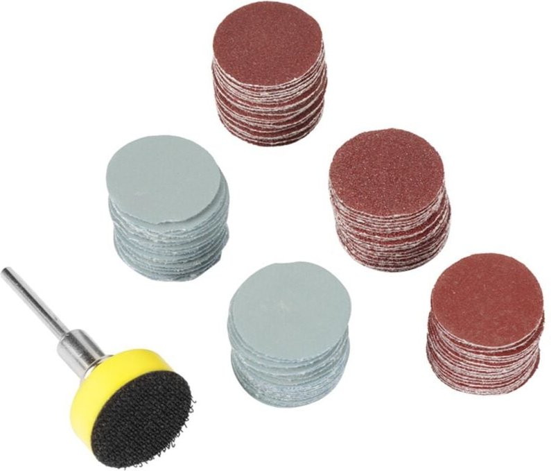 Hochleistungs-Schleifscheibe zum Mischen und Polieren – 100 Stück 25 mm Schleifpapier, geeignet für Metallmöbel und Holz...