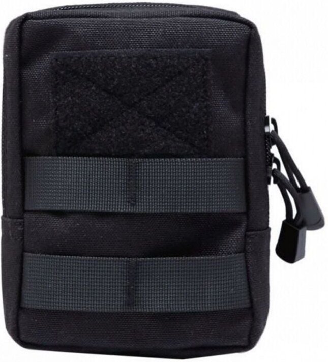 Taktische Tasche Molle Tasche Militär Gürteltasche edc Tasche für Wandern Trekking Camping (Schwarz) - Sollbry