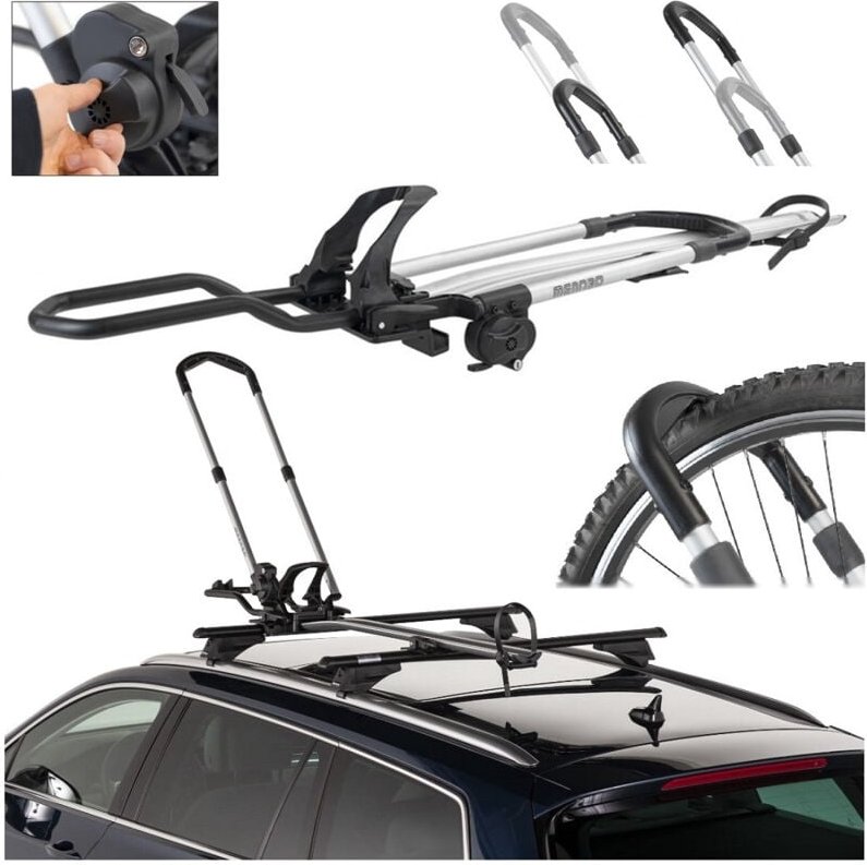 MENABO CHRONO Fahrradhalterung links Fatbike E-Bike T-Slips Silber