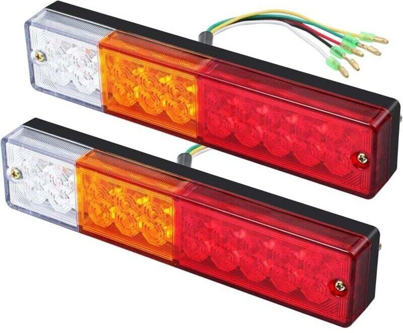x LED-Rücklichter, Blinker hinten, 40 LEDs, Universal-Rücklicht, 12 V, 24 V, für LKW, Anhänger, Wohnwagen, Boot, UV, Woh...