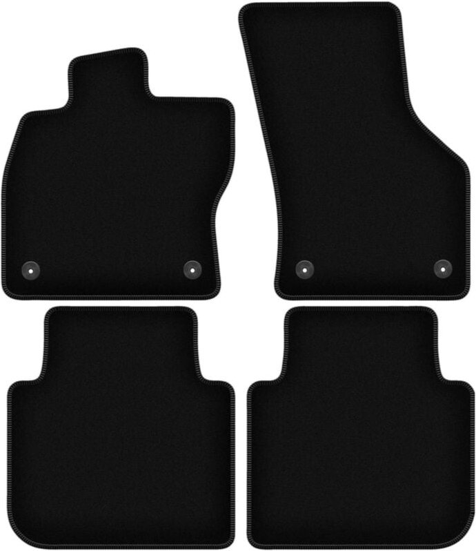 Thumbnail - BASIC schwarze Veloursmatten für: Skoda Superb III Kombi, Limousine (2015-2020)