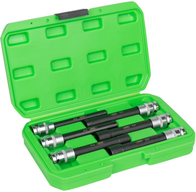 Thumbnail - JBM - Set mit 6 x 1/2' Torx (Typ e) extra lange Steckschlüssel 53915