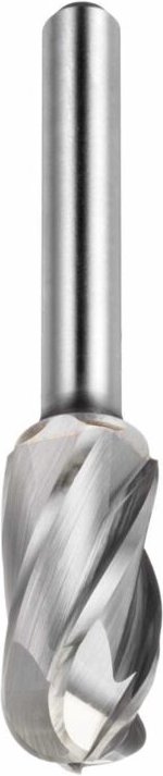 LUKAS HM-Frässtift Form C Walzenrund Kopf ø 6 mm L 16 mm Zahnung 9 für Alu