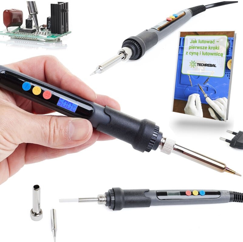 Techrebal NightIron Präzisionslötkolben mit 60-W-Display