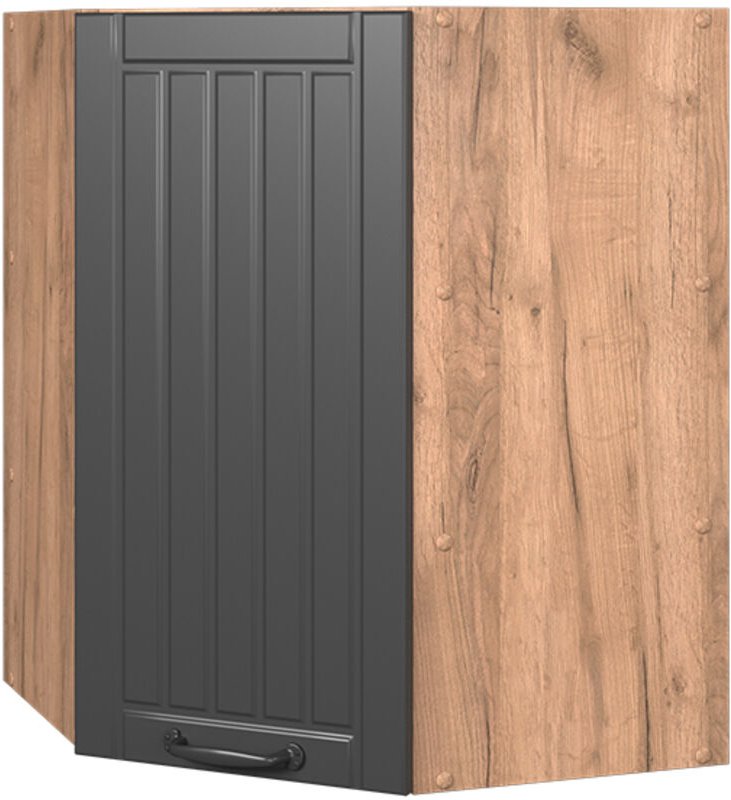 Eckhängeschrank Fame-Line, Dunkelgrau, 57 cm, Vicco