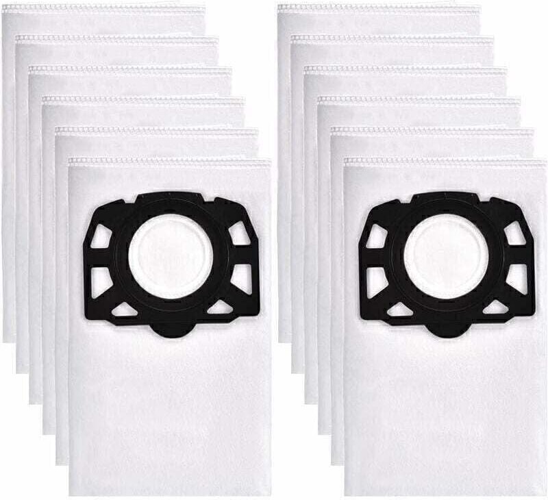 12 Staubsaugerbeutel für Karcher WD4 WD5 WD6, passend für Karcher MV4, MV5, MV6 Nass- und Trockensauger