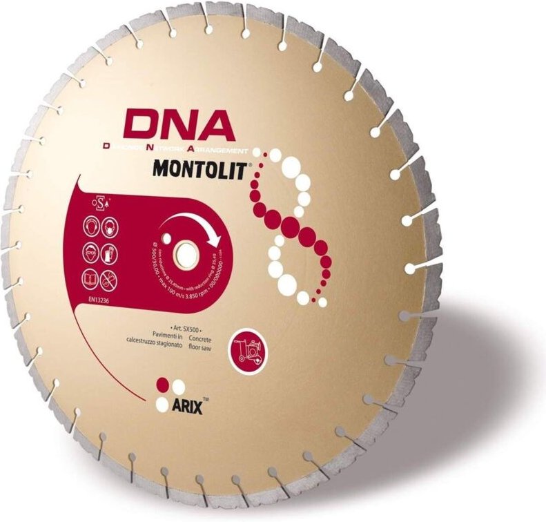 Diamantscheibe 350 Mm Fž£r Stražƒendecke Aus Beton Gelagert Montolit Dna Sx350
