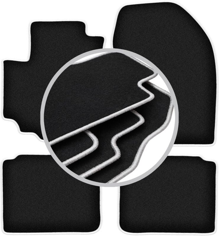 CARLUX-SILVER Autofußmatten für: Suzuki SX-4 S-Cross FL Crossover (2018-)