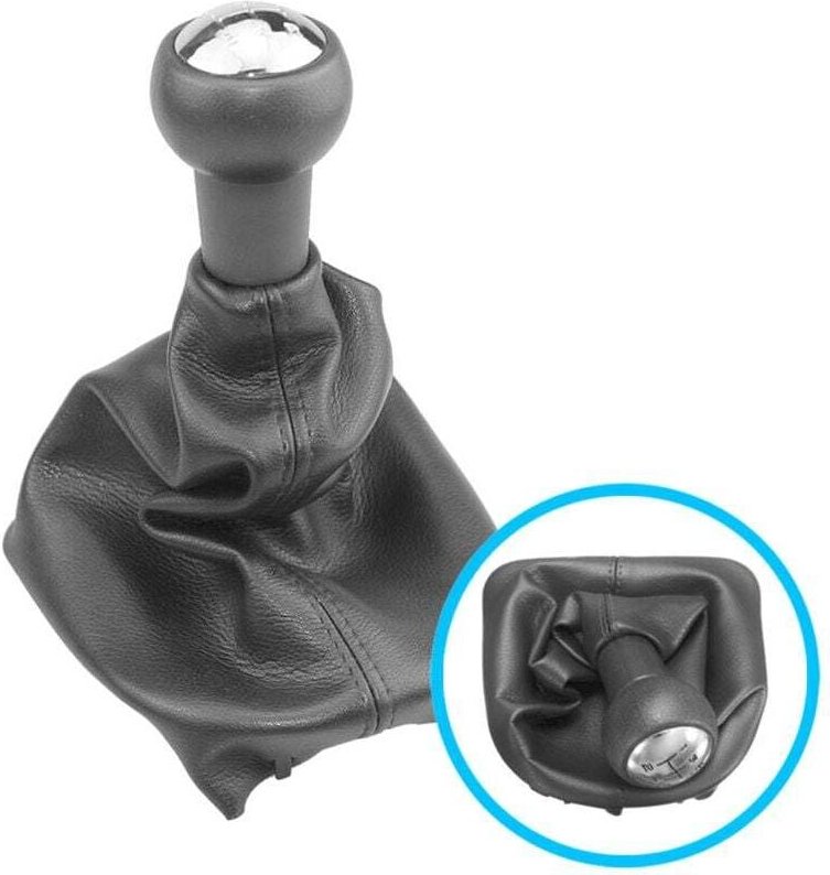 Ymyny - Peugeot 307 207 406 5-Gang-Automatik-Schaltknauf, Ersatz, mit Staubschutz