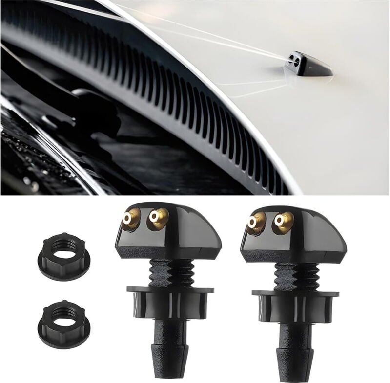 20 Stück Auto-Frontscheibenwaschdüsen Sprühstrahl, kleine universelle Scheibenwaschdüsen Auto-Scheibenwaschdüsen