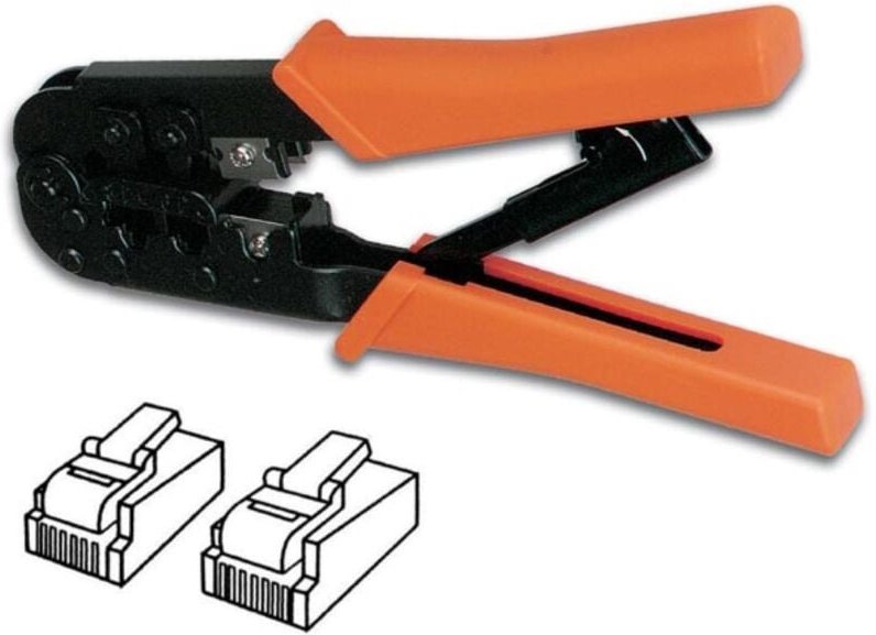 Velleman - crimpzange für westernstecker 6P4C (RJ11), 6P6C (RJ12), 8P8C (RJ45)