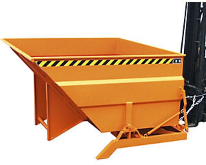 Bauer Kippbehälter BKC 200, lackiert, Gelborange