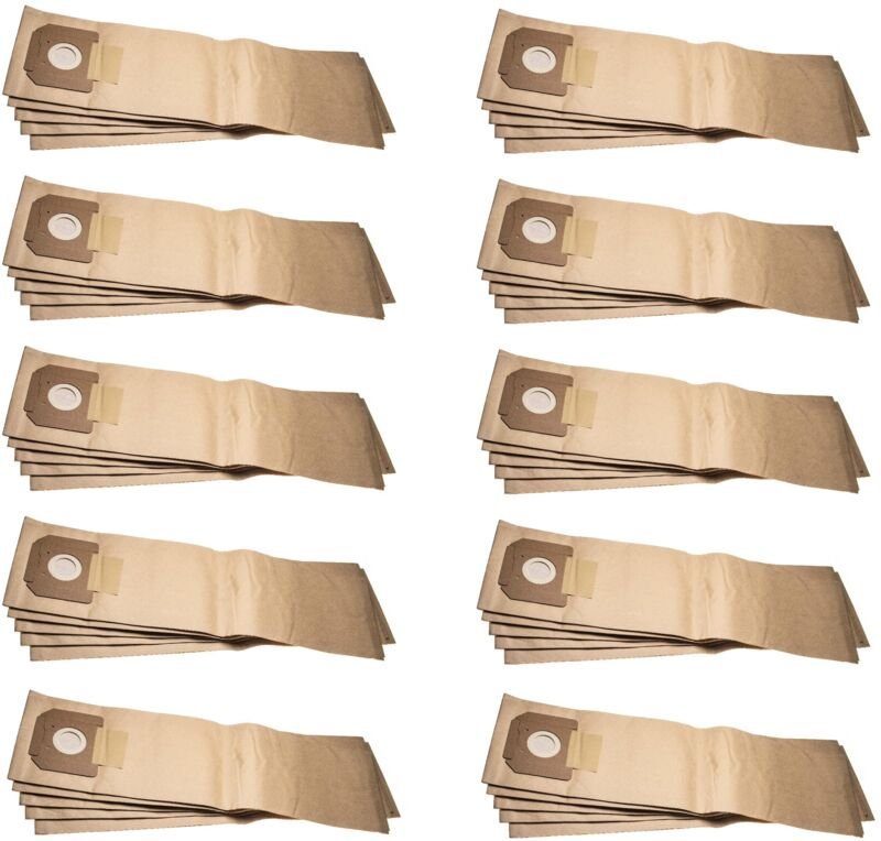 50x Staubsaugerbeutel kompatibel mit Kärcher nt 55/1 Tact Adv, nt 55/1 Tact te m, nt 55/1 Tact Te Staubsauger - Papier, ...