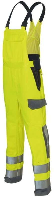 Kübler Workwear - Kübler Latzhose protectiq high vis arc1 psa 3 3393 warngelb/anthrazit Gr. 29