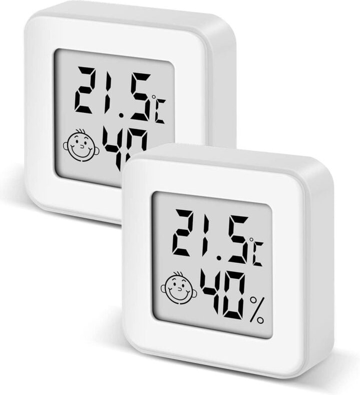 Mini-Hygrometer, Innenthermometer, Temperaturmonitor und Feuchtigkeitsmessgerät, Temperatur- und Feuchtigkeitsmessgerät ...