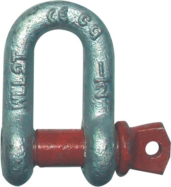 Thumbnail - Gerader Schäkel Aus Hochfestem Galvano 4.75td22