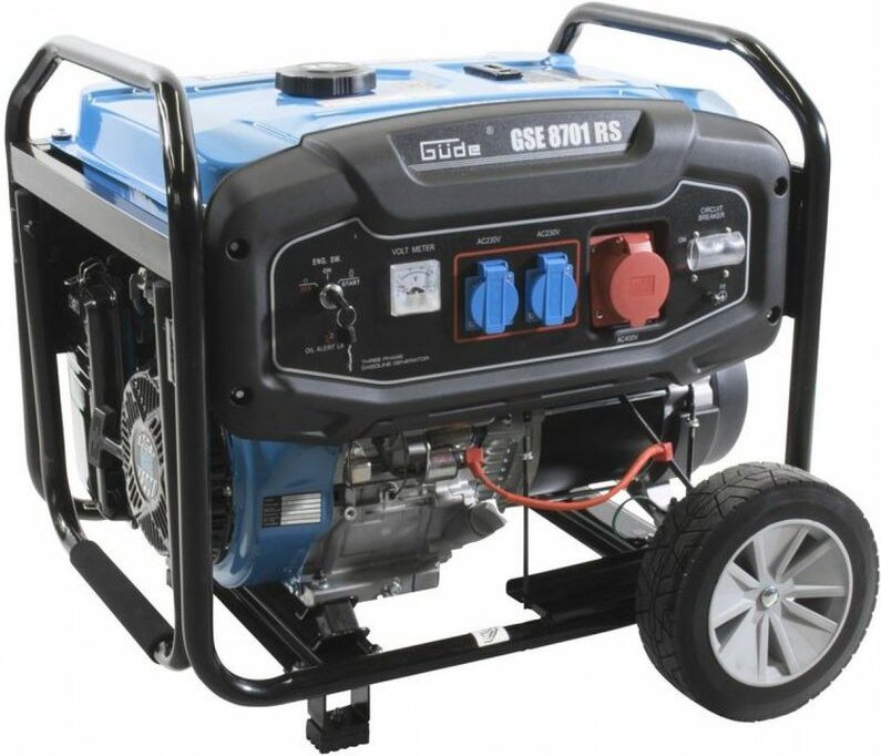 Güde - Stromerzeuger gse 8701 rs Notstromgenerator Stromaggregat Benzin 2 x 230V