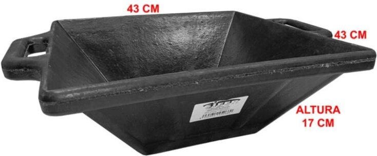 15L verstärkte Schublade mit Griffen 43x43x17cm - Sifer