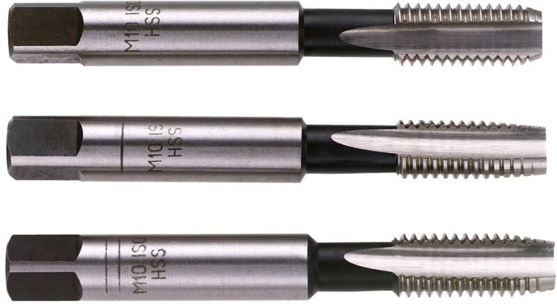 Facom Standard-Gewindebohrer M5 Satz, 3-tlg