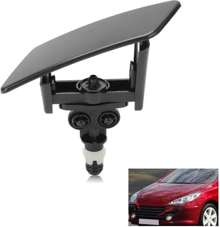 Thumbnail - Linke Auto-Windschutzscheiben-Waschdüsenabdeckung, Ersatz für Citroen C4 und Peugeot 307 2004-2013