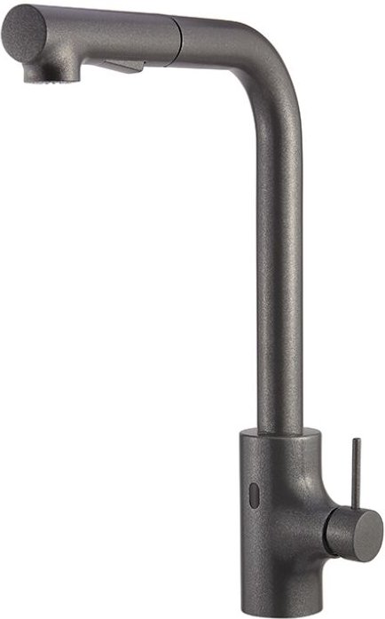 Elektronische Küchenarmatur mit manuellem Bypass, ausziehbare Handbrause, batteriebetrieben Serie LK01 Idral I55D0-12000...