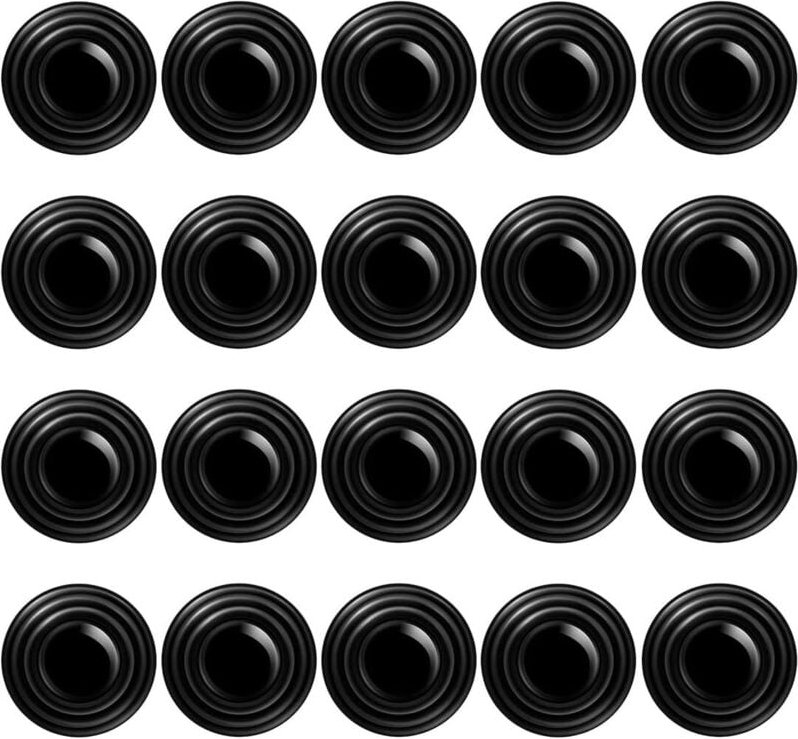 20Pcs Auto Tür Gummi Puffer Stoßdämpfer Dichtungen Anti-kollision Teile Zubehör