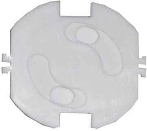 EDM - t/tl Bodensteckdosenabdeckung (Blister 10 Stück) 04000