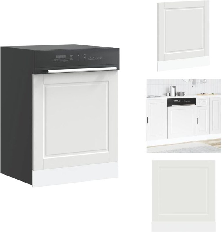 Geschirrspülerblende Porto Weiß 60x1,5x67 cm Holzwerkstoff - Geschirrspülerblende - Geschirrspülerblenden - Geschirrspül...