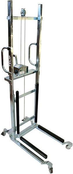 Matisère - Handhubwagen Gabeln max. Tragfähigkeit 150kg - Lenkrollen - 300707