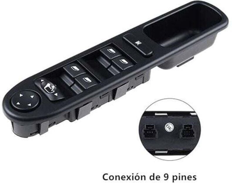 Alzacristallo anteriore sinistro, interruttore generale alzacristalli elettrico lato guida, interruttore alzacristalli c...