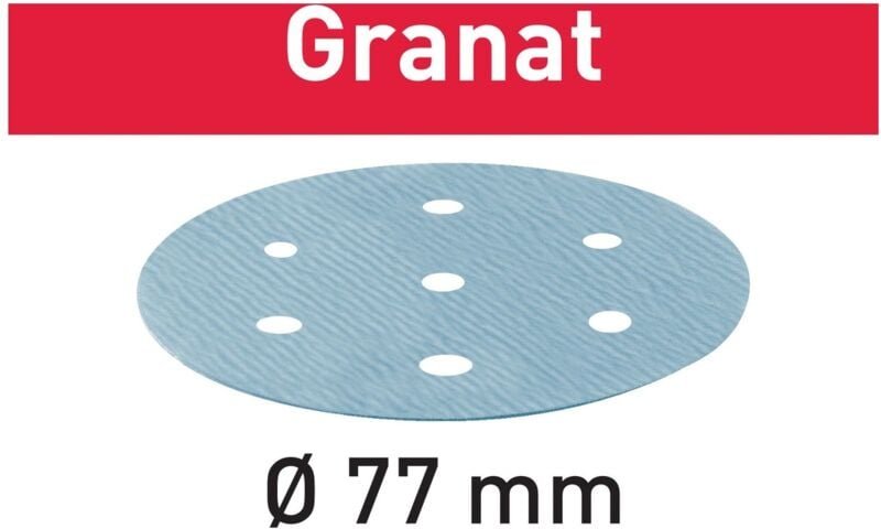 Festool Schleifscheibe STF D 77/6 P1500 GR/50 Granat
