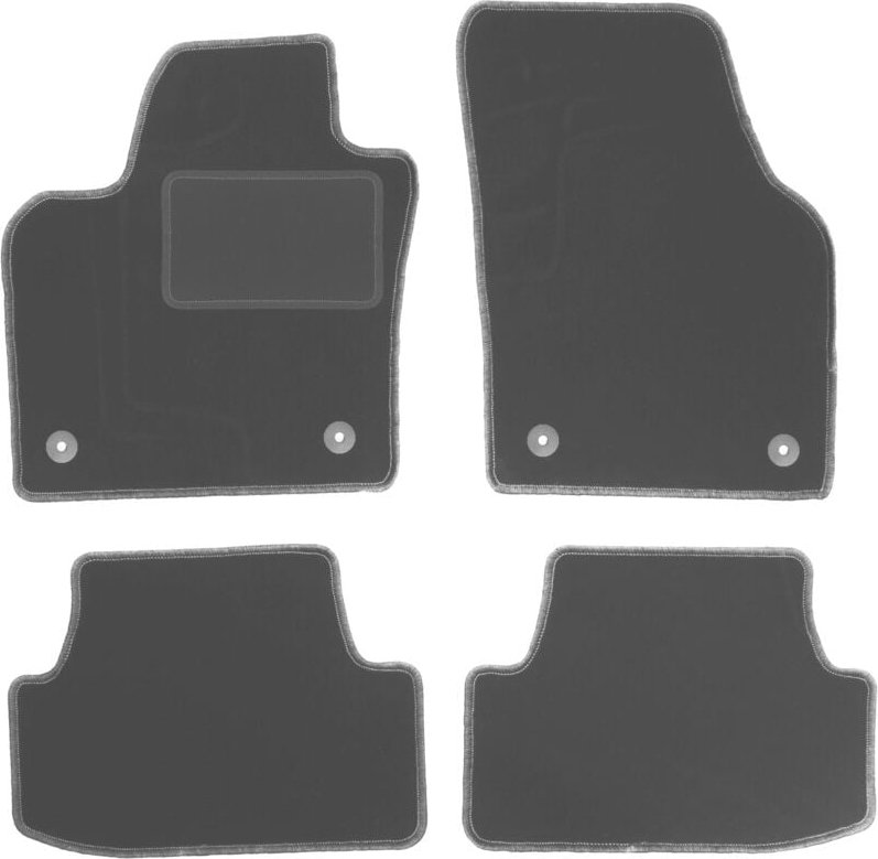 Graphit-Fußmatten für: Volkswagen Polo VI Schrägheck (2017)