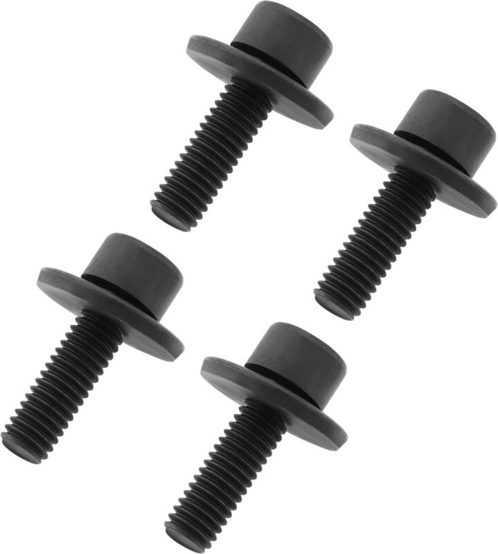 Csparkv - Schwarze 4-teilige Klingenklemme, Sechskantschraube, Metall-Befestigungsschraube, Zubehör, kompatibel mit Krei...