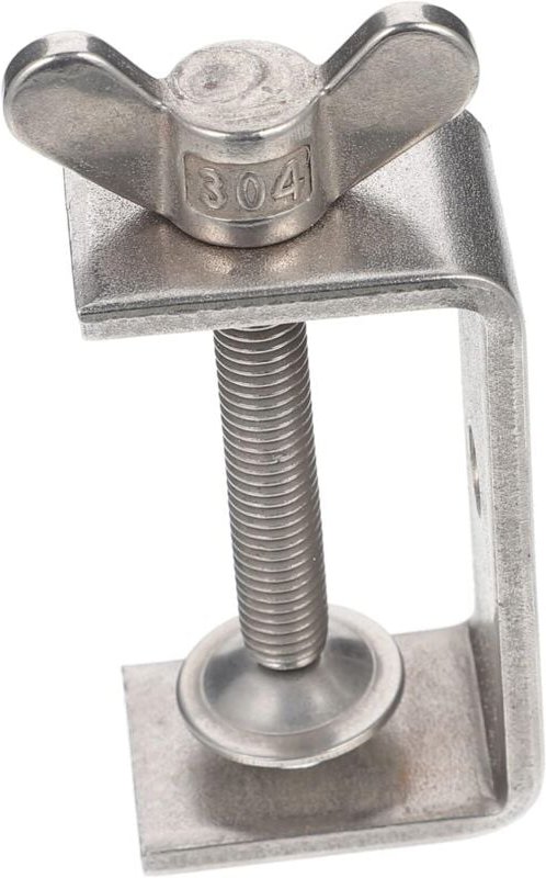 C-Klemme aus Edelstahl, breite Öffnung, Tiger-Klemme für Tischler, Schweißen, starke Klemmung