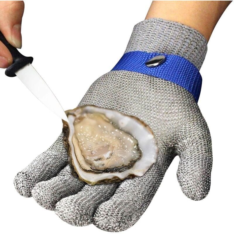 Thumbnail - Schnittfeste Küchenhandschuhe, Schutzstufe 9, Arbeitshandschuhe, Austernhandschuhe, Küchenschutzhandschuh zum Fischfilet...