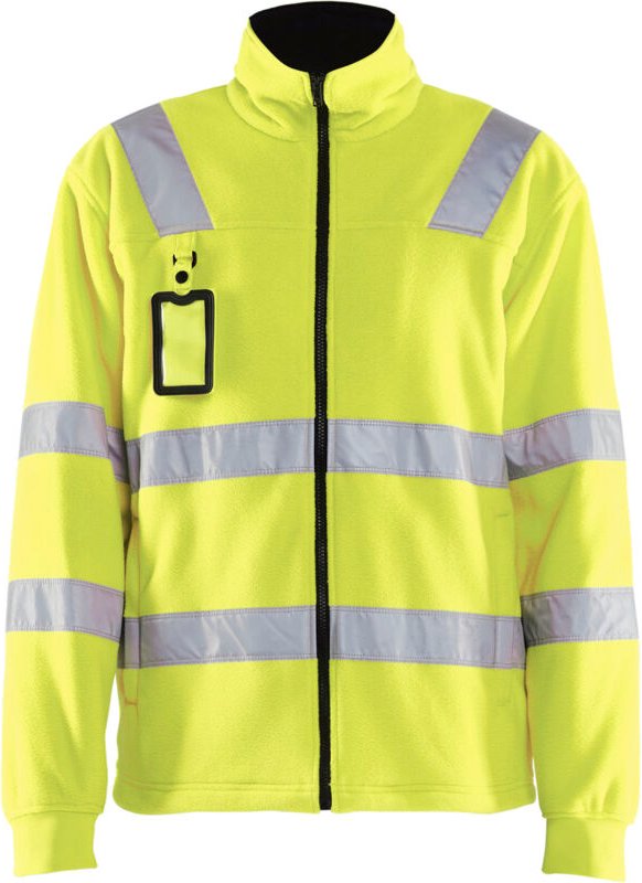Thumbnail - Hochsichtbare Arbeitsweste aus Fleece 4833 - Neon Gelb S