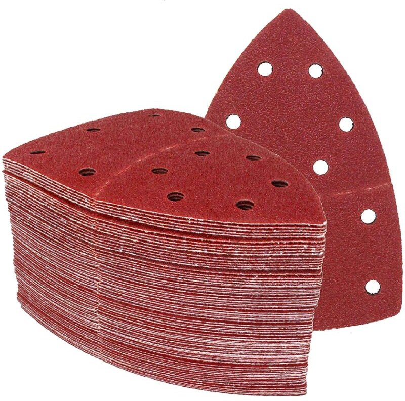 25 Stück │ 11 Löcher │ 105 x 152 mm │ Körnung 60 │ für Mehrfachschleifer │ Schleifblätter │ Schleifpapier