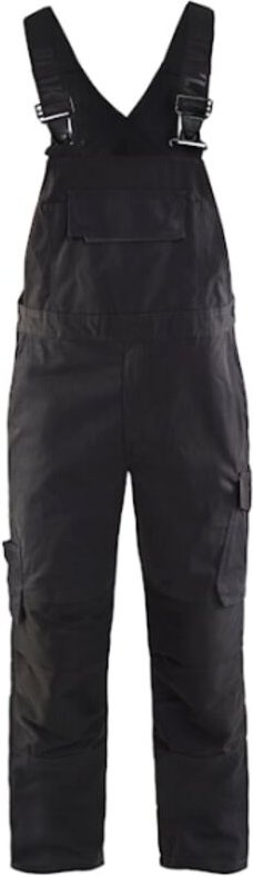 Arbeitslatzhose mit Stretch-Trägern 2695 - Schwarz/Dunkelgrau 42C