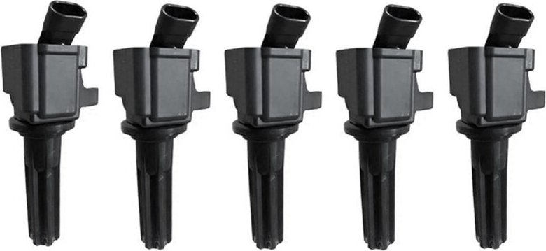 Tlily - 5 Stück Zündspulen für 2006–2012 2.9L 3.7L 4.2L UF497,12596547,12612369,8125965470