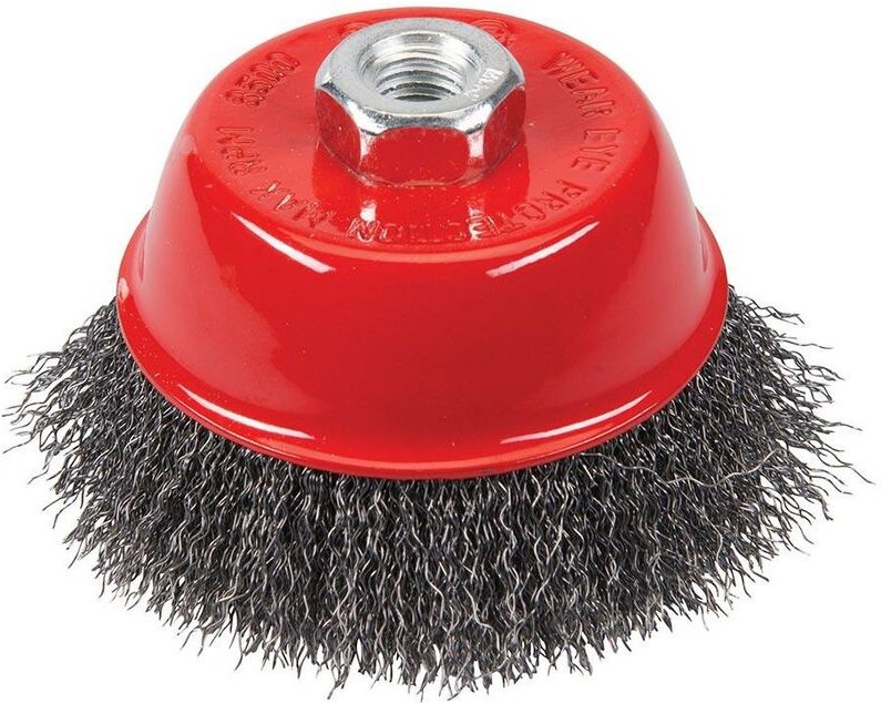 Thumbnail - Stahldraht-Topfbürste, gewellt 100 mm