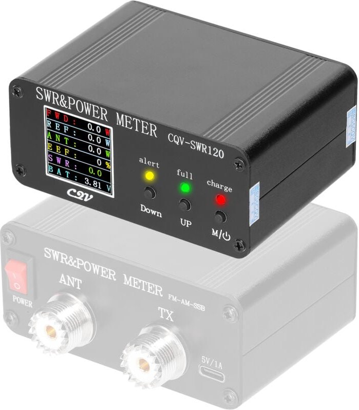 Thumbnail - Stehwellenmessgerät 1,8 MHz-54 MHz 240 240 Digitales LCD-Display SWR-Kurzwellenmessgeräte 0,5-120 W Wattleistungsmessger...