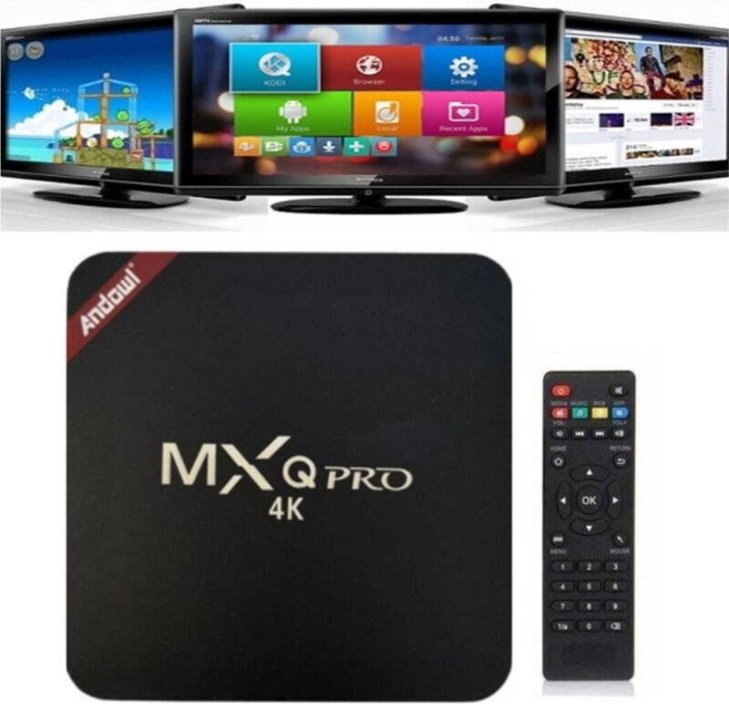 Trade Shop Traesio - Trade Shop - tv-box Q-A106 mxq pro 4K ultra hd android 10.0 betriebssystem 2 gb ram 16 gb -