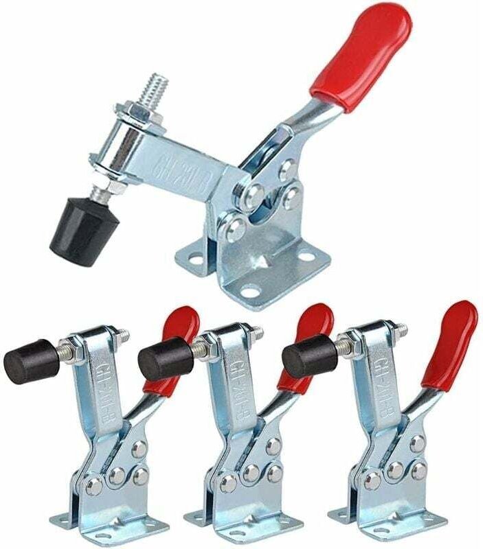 Thumbnail - GH-201-B - Lot de 4 sauterelles à serrage vertical avec base horizontale - Capacité 90 kg - ZVD