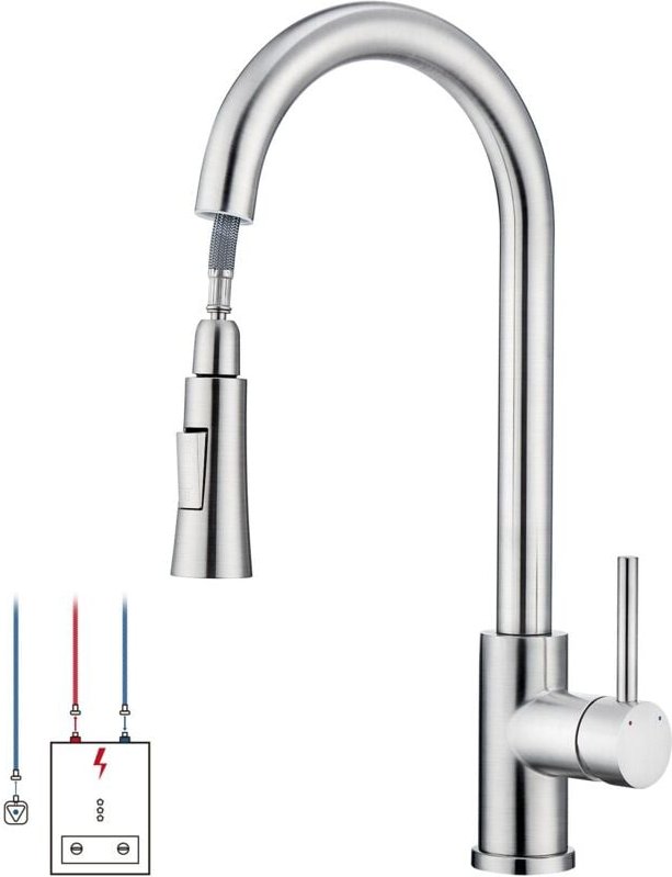 Oraymin - Spültischarmatur Niederdruck 360° Drehbare Armatur Küche