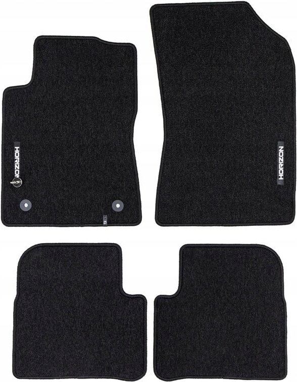 VELOURS MATS auto wischtücher Citroën C3 3 HB 2016-2024 HZ