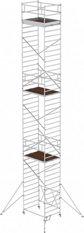 Klappgerüst 1,35 x 1,8 m mit Ausleger Plattformhöhe 11,8 m - 115212 - Günzburger Steigtechnik