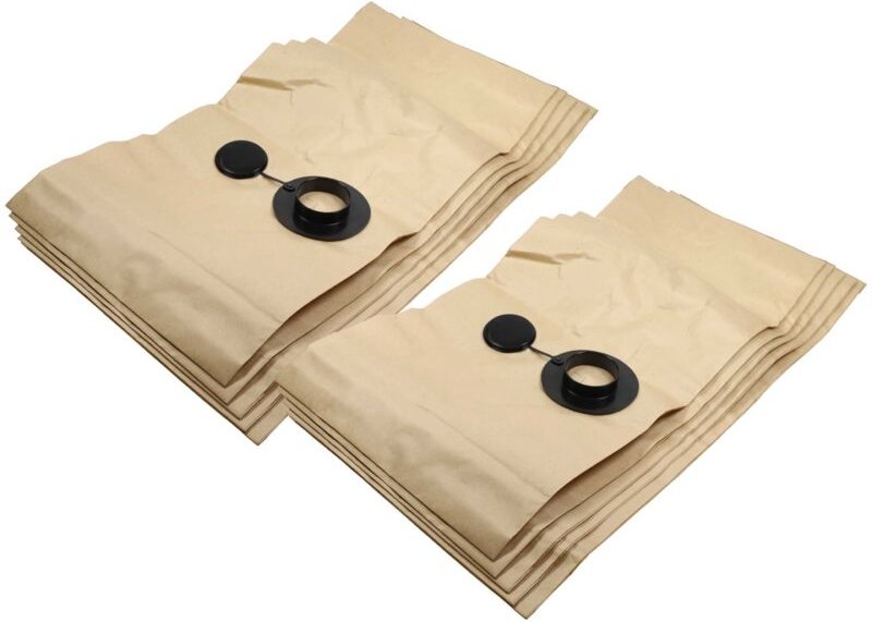 10x Filtersack kompatibel mit Hilti wvc 40 m Absauggerät - Papier, 29,7cm x 99,6cm Sandfarben - Vhbw