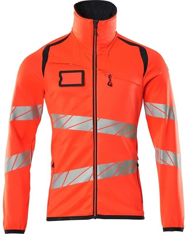 Fleecepullover mit Reißverschluss 19103 Gr. 5XL hi-vis rot/schwarzblau - Mascot
